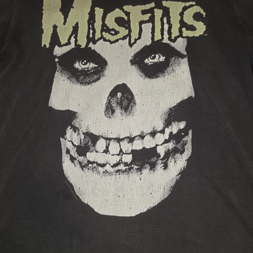 1996 Misfits Skull Graphic concert  Tee